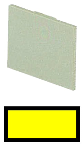 Eaton Industries France SAS - Étiquette à encliqueter, jaune, sans inscription