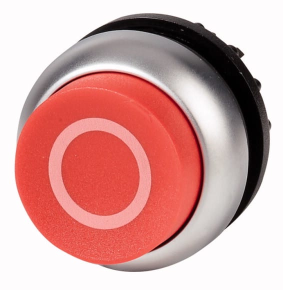 Eaton Industries France SAS - Bouton-poussoir, saillant, rouge 0, à rappel