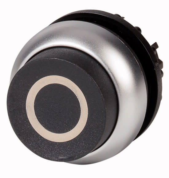 Eaton Industries France SAS - Bouton-poussoir, saillant, noir 0, à rappel