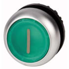 Eaton Industries France SAS - Bouton-poussoir lumineux, plat, vert I, à rappel