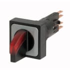 Eaton Industries France SAS - Commutateur rotatif lumineux, 3 pos., rouge, à rappel, +lampe 24V