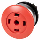 Eaton Industries France SAS - Bouton-poussoir coup de poing, rouge, sans verrine, à rappel