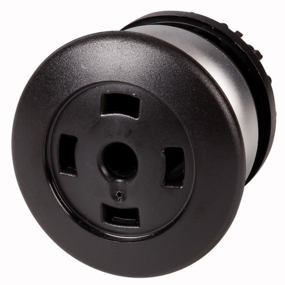 Eaton Industries France SAS - Bouton-poussoir coup de poing, noir, sans verrine, à rappel
