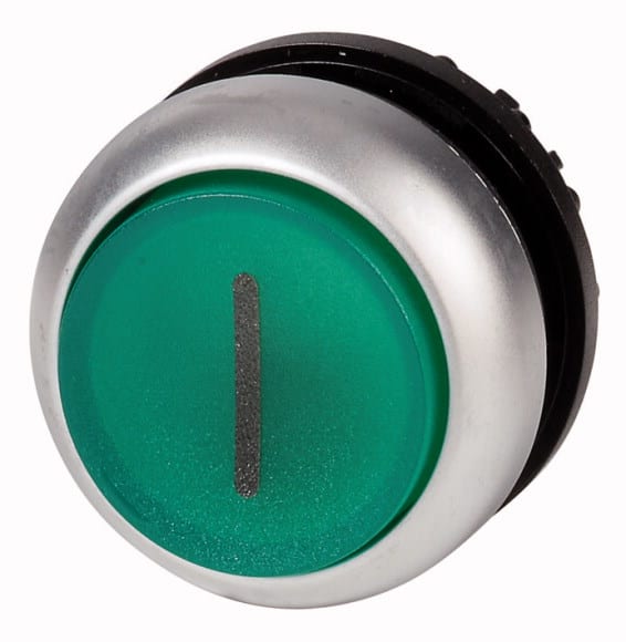 Eaton Industries France SAS - Bouton-poussoir lumineux, saillant, vert I, à rappel