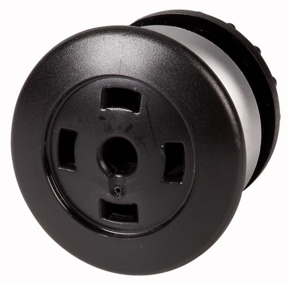 Eaton Industries France SAS - Bouton-poussoir coup de poing, noir, sans verrine, à accrochage