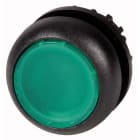 Eaton Industries France SAS - Bouton-poussoir lumineux, plat, vert, à rappel