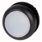 Eaton Industries France SAS - Bouton-poussoir lumineux, plat, blanc, à rappel