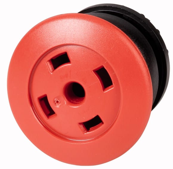 Eaton Industries France SAS - Bouton-poussoir coup de poing, rouge, sans verrine, à rappel