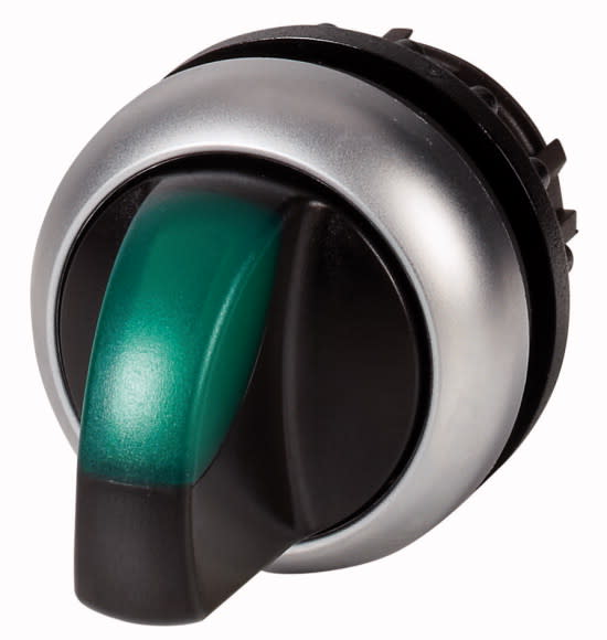 Eaton Industries France SAS - Commutateur rotatif, 2 positions, lumineux, vert