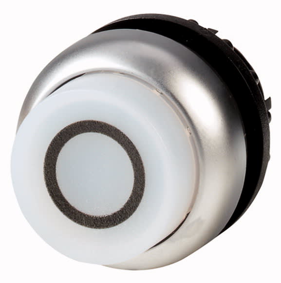 Eaton Industries France SAS - Bouton-poussoir lumineux, saillant, blanc 0, à accrochage