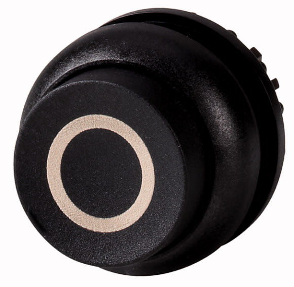 Eaton Industries France SAS - Bouton-poussoir, saillant, noir 0, à accrochage