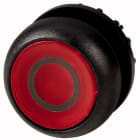 Eaton Industries France SAS - Bouton-poussoir lumineux, plat, rouge 0, à accrochage