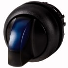 Eaton Industries France SAS - Commutateur rotatif lumineux, 2 positions, bleu, à rappel