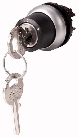Eaton Industries France SAS - Bouton à clé (Ronis 455), 3 positions