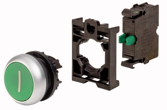 Eaton Industries France SAS - Bouton-poussoir 1 contact à fermeture, appareil complet