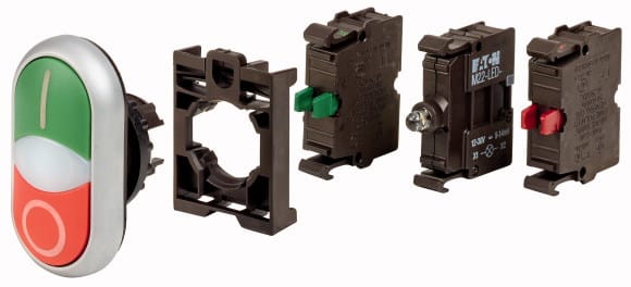 Eaton Industries France SAS - Bouton-poussoir double, appareil complet