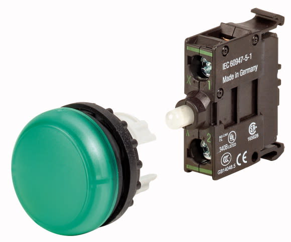 Eaton Industries France SAS - Appareil complet; voyant lumineux; fixation par l'arrière