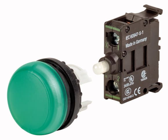 Eaton Industries France SAS - Appareil complet; voyant lumineux; fixation par l'arrière