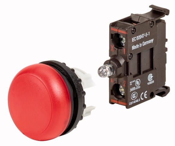 Eaton Industries France SAS - Appareil complet; voyant lumineux; fixation par l'arrière