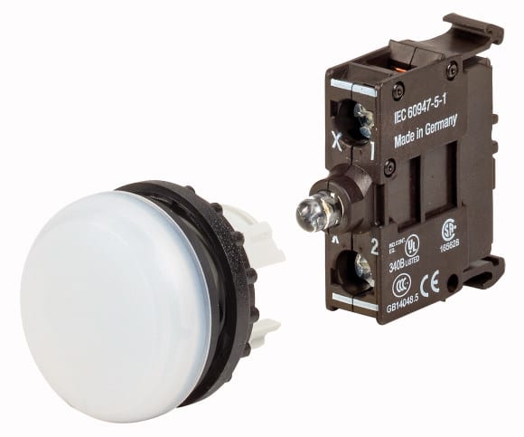 Eaton Industries France SAS - Appareil complet; voyant lumineux; fixation par l'arrière