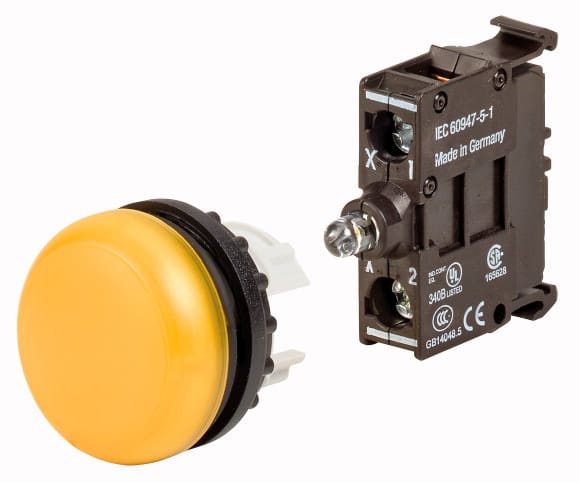 Eaton Industries France SAS - Appareil complet; voyant lumineux; fixation par l'arrière