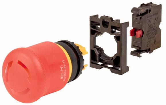 Eaton Industries France SAS - Bouton arrêt d'urgence, D=38 mm, déverrouillage par rotation, appareil complet