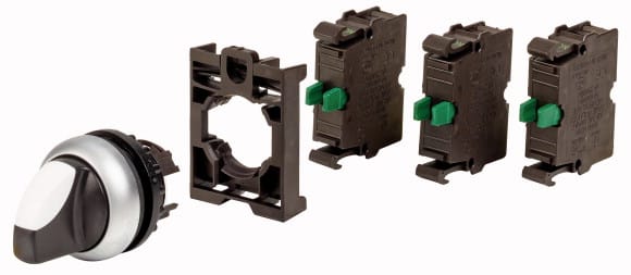 Eaton Industries France SAS - Sélecteur 3 contacts à fermeture avec manette, appareil complet