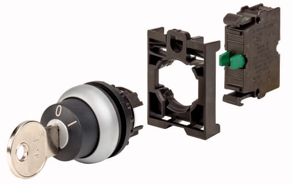 Eaton Industries France SAS - Commutateur à clé, 1 contact à fermeture, appareil complet