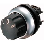Eaton Industries France SAS - Commutateur rotatif, 3 positions, noir I 0 II, à accrochage