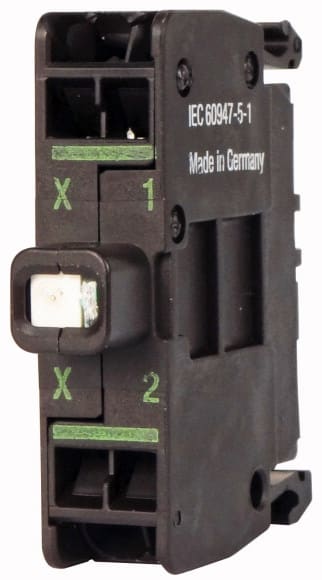 Eaton Industries France SAS - Elément LED, blanc, fixation par l'arrière, cage clamp