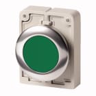 Eaton Industries France SAS - Bouton poussoir 30mm,flush, a rappel,vert, sans inscription