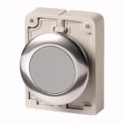 Eaton Industries France SAS - Bouton poussoir 30mm,flush, a rappel,gris, sans inscription
