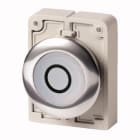 Eaton Industries France SAS - Bouton poussoir lumineux, 30mm, flush, à accroch blanc, avec inscription