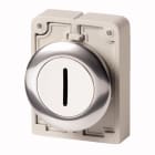 Eaton Industries France SAS - Bouton poussoir, 30mm, flush, à accroch blanc, avec inscription