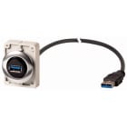 Eaton Industries France SAS - Connec.femelle USB 30mm affl.câble 150cm