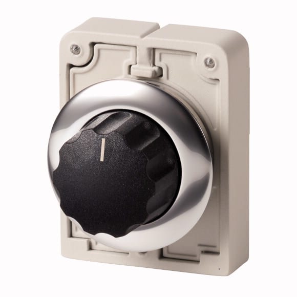 Eaton Industries France SAS - Commut rotatif, 30mm, bouont-tournant, avec inscription, 4 pos, à accroch