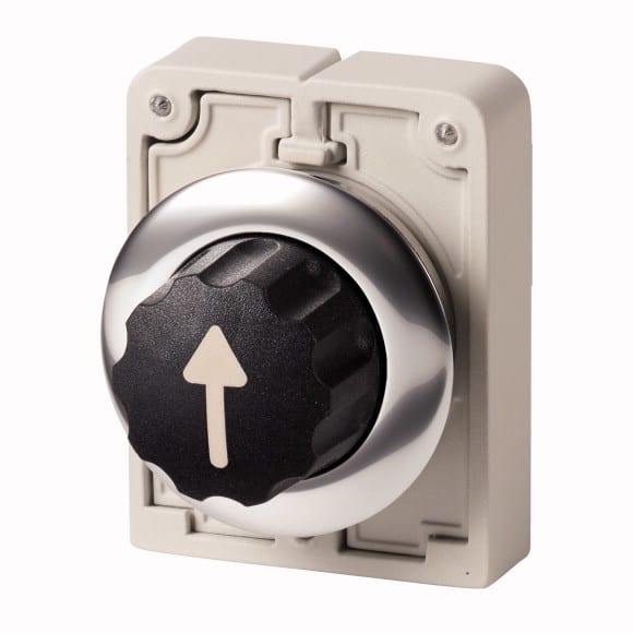 Eaton Industries France SAS - Commut rotatif, 30mm, avec bouton tournant, 3 positions, à accroch