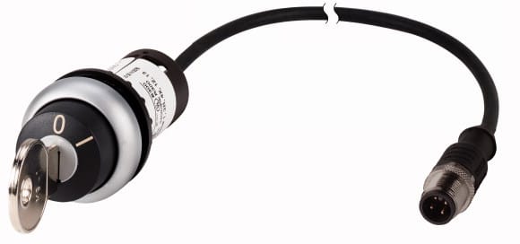 Eaton Industries France SAS - Bouton à clé, MS1, 1F, 1m, M12A