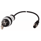 Eaton Industries France SAS - Boutons à clé, à accroch , 3 pos, MS1, 2NO, cable + connecteur M12A, 0.2 m