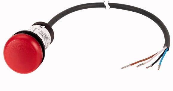 Eaton Industries France SAS - Voyant lumin.,24V,rouge,câble,1m,ouvert