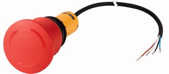 Eaton Industries France SAS - Arrêt d'urg.45mm,dév.rot.,2O,1m,ouvert