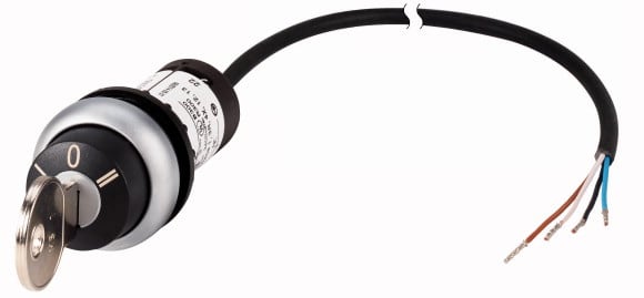 Eaton Industries France SAS - Bouton à clé,MS1,3 pc.,1F1O,3,5m,ouvert