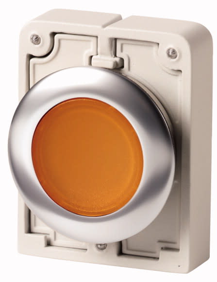 Eaton Industries France SAS - Bouton-poussoir lumin.30mm affleur.ambre