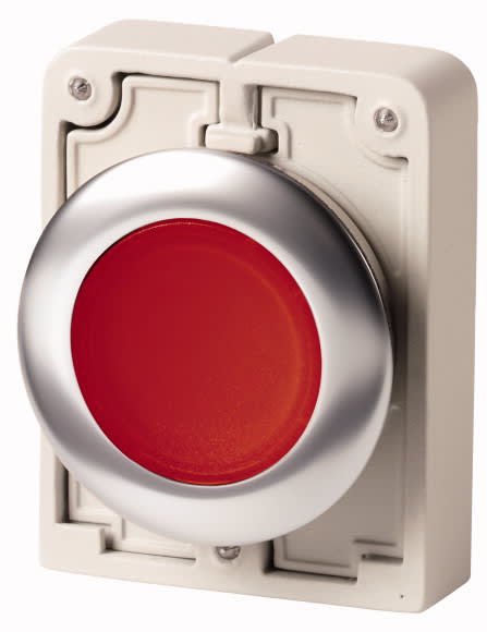 Eaton Industries France SAS - Bouton-poussoir lumin.30mm affleur.rouge