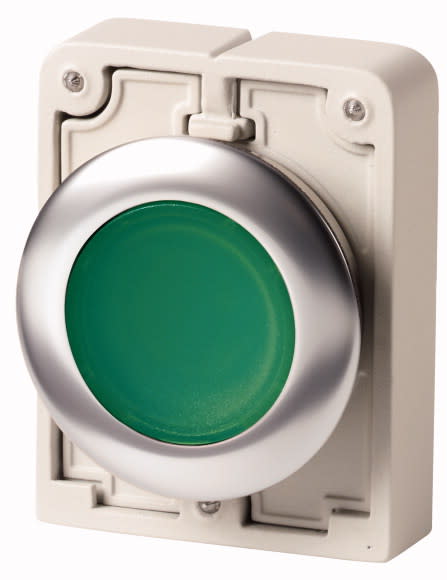 Eaton Industries France SAS - Bouton-pous.lum.30mm affleur.à accr.vert