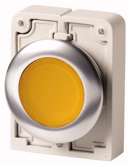 Eaton Industries France SAS - Bouton-poussoir lumin.30mm affleur.jaune