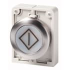 Eaton Industries France SAS - Bouton-pous.lum.30mm affleur.blanc X100