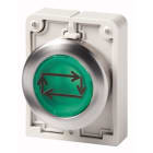 Eaton Industries France SAS - Bouton-pous.lumin.30mm affleur.vert X32