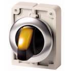 Eaton Industries France SAS - Commut.rotat.lum.30mm affl.jaune 2pos.