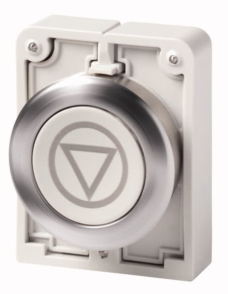 Eaton Industries France SAS - Bouton-poussoir,30mm affleur.,gris X66